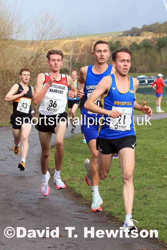 Senior Men and Veterans (Over 40s), 2023 NECAA Royal Signals Relays, Hetton le Hole, County Durham. Photo: David T. Hewitson/Sports for All Pics